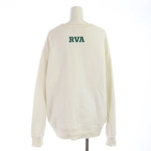 Spick&Span 23SS ロゴスウェット トレーナー クルーネック 長袖 ダメージ加工 F 白 ホワイト 23070200900010