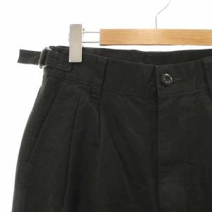 MHL. 21SS パンツ ジップフライ タック 1 S 黒 ブラック