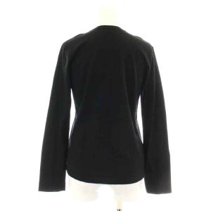 COMME des GARCONS COMME des GARCONS コムコム Tシャツ カットソー ロンT 長袖 クルーネック ジップアップ XS 黒 ブラック