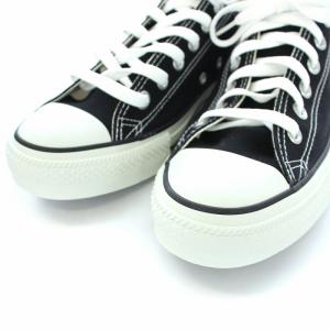 CONVERSE CANVAS ALL STAR OX スニーカー シューズ キャンバス 25cm 黒 ブラック 白 ホワイト M9166
