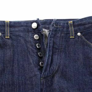 LOUIS VUITTON デニムパンツ ジーンズ ロング 36 7号 S ネイビー