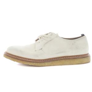 トッドスナイダー TODD SNYDER ドレスシューズ オックスフォード レースアップ スエード 8M 25.5cm 白