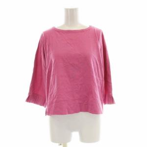 Tシャツ カットソー 五分袖 無地 3 L ピンク PP82-JK756