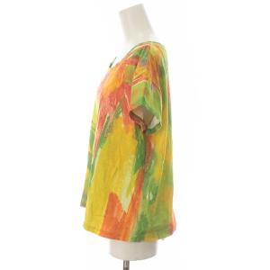 SYBILLA Tシャツ カットソー 半袖 ボートネック M マルチカラー