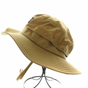 THE NORTH FACE ホライズンハット HORIZON HAT サファリハット ナイロン ロゴ L 茶 ブラウン NN41918