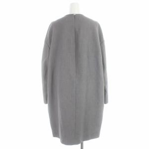 ENFOLD ワンピース コクーン ひざ丈 38 M グレー