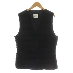 ウールサキソニー インナーダウンジャケット ダウンベスト 2 M 黒 ブラック MTA15S4344