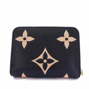 LOUIS VUITTON モノグラムアンプラントジッピーコインケース ラウンドファスナー ノワール ブラック M69787