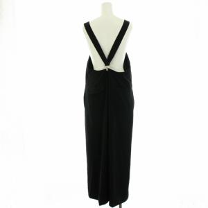 Ameri VINTAGE 21SS BIG PANTS ROMPERS サロペット オーバーオール オールインワン ワイド サスペンダー S 黒 ブラック