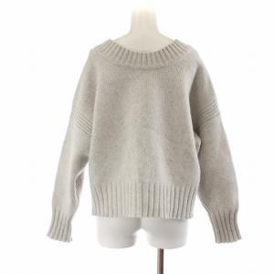 TOMORROWLAND ニット セーター 長袖 カシミヤ混 Vネック S グレー