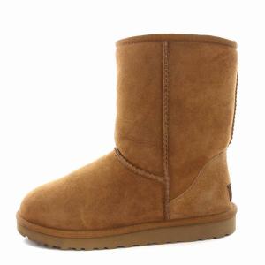 UGG australia W CLASSIC SHORT クラシック ショート ムートンブーツ US7 24cm CHESTNUT 茶 ベージュ 5825