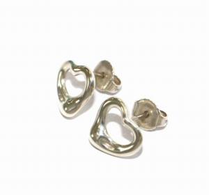TIFFANY&Co. ピアス オープンハート スタッドピアス AG 925 シルバー アクセサリー ジュエリー