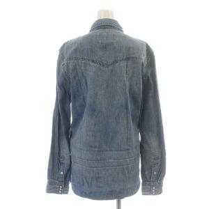 REMI RELIEF ウエスタンシャツ 長袖 デニム M 紺 ネイビー