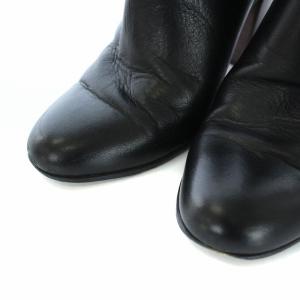 GOLDEN GOOSE JEN ショートブーツ ブーティ レザー 37 23.8cm 黒 ブラック