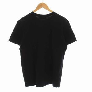 Maison Kitsuné トリコロールフォックス ポケットTシャツ 半袖 クルーネック M 黒 ブラック