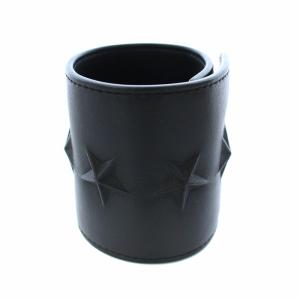 GIVENCHY STAR BRACELET ブレスレット バングル スター カウレザー 牛革 黒 ブラック