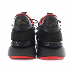 Christian Louboutin RED Runner FLAT スニーカー ローカット 39.5 ブラック レッド