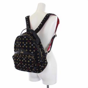 Christian Louboutin 18AW Backloubi Small Glitter Jacquard Backpack