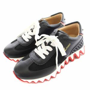Christian Louboutin 20AW Loubishark スニーカー レザー 26cm ブラック 3201324H358