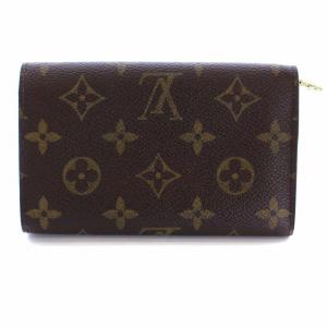 LOUIS VUITTON ポルトモネビエ トレゾール モノグラム 二つ折り財布 M61730