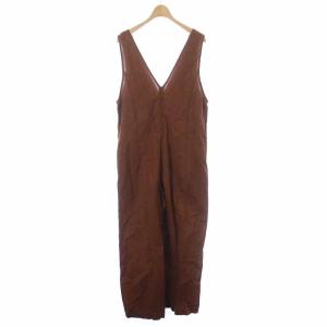 JOURNAL STANDARD relume 22SS リネンサロペット ペチパンツ付き F 茶 ブラウン オレンジ 22030462606020