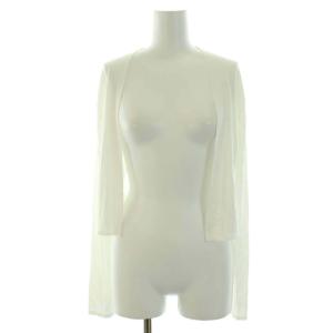 21SS カーディガン スプリング  ショート丈 長袖 S 白 ホワイト