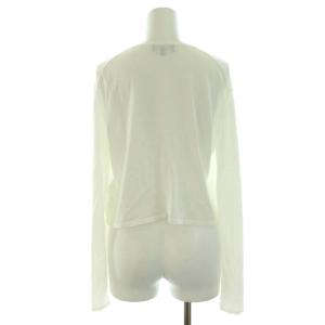 Theory 21SS カーディガン スプリング  ショート丈 長袖 S 白 ホワイト