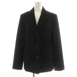 BURBERRY LONDON スーツ セットアップ 上下 テーラードジャケット タイトスカート ひざ丈 40 L 38 M 黒 ブラック