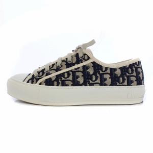 Canvas Oblique Walk'N'Dior Low Top Sneakers