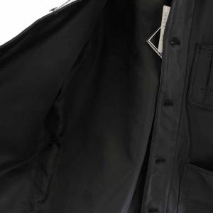 Schott LAMB LEATHER COVERALL JKT レザージャケット シープスキン M ブラック