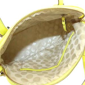 kate spade new york ハンドバッグ ショルダーバッグ 2WAY レザー カットワーク 黄色 イエロー