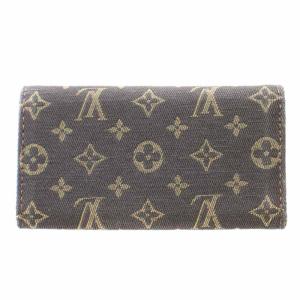 LOUIS VUITTON モノグラム ミニ ラン ミュルティクレ4 キーケース 三つ折り 4連 茶 ブラウン M95231
