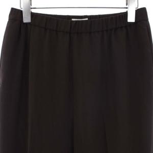 EVERYDAY I LIKE 21SS テーパードパンツ スラックス シフォン 38 M 茶 ブラウン