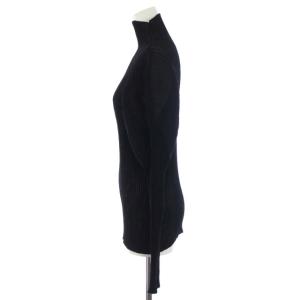 ISSEY MIYAKE カットソー プリーツ ハイネック IM63-FJ926 長袖 M 黒 ブラック