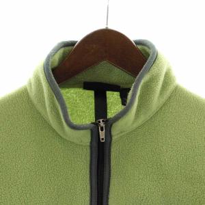 Patagonia シンチラ synchilla フリースプルオーバー ハイネック ハーフジップ 長袖 L 黄緑 ライトグリーン