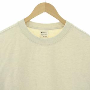 Snow Peak Recycled Cotton Sweat Crewneck スウェット トレーナー 長袖 L 白 アイボリー SW-22SU401
