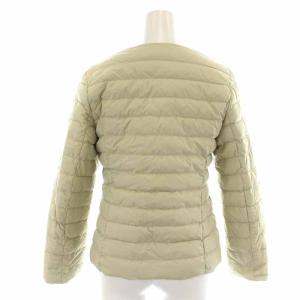 TATRAS 22SS NOKO ノーカラーライトダウン ジャケット ジップアップ 02 M ベージュ