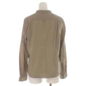 MARGARET HOWELL シャツ ブラウス バンドカラー ノーカラー 578-5253010 長袖 1 S ベージュ