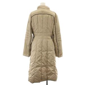 EPOCA ダウンコート ロング ジップアップ スタンドカラー 40 M ベージュ