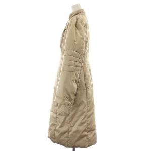 EPOCA ダウンコート ロング ジップアップ スタンドカラー 40 M ベージュ