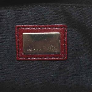FENDI シェフバッグ ハンドバッグ レザー ボルドー 