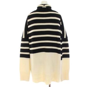 CINOH 21-080-510-0013-3-0 21AW ニット チュニック ボーダー ビックシルエット