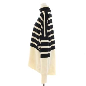 CINOH 21-080-510-0013-3-0 21AW ニット チュニック ボーダー ビックシルエット