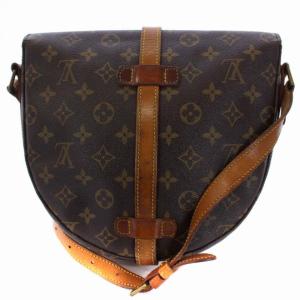 LOUIS VUITTON M51233 モノグラム シャンティMM ショルダーバッグ ポシェット PVC ブラウン
