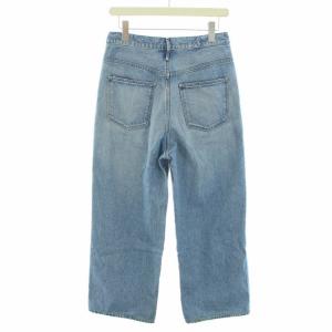 upper hights ザニースフロウ THE NIECE FLOW デニムパンツ ジーンズ ジップフライ ハイライズ ストレート 26 S 水色