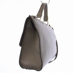 FURLA ジュリア ハンドバッグ ワンショルダーバッグ  2WAY レザー グレー F6801