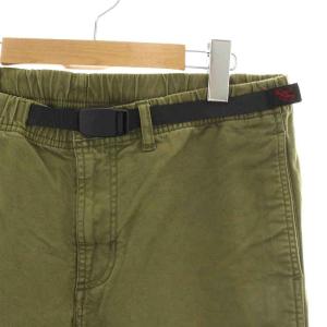 GRAMiCCi ニューナローパンツ クライミングパンツ イージーパンツ ジップフライ ベルト ストレッチ M カーキ 0816-NOJ