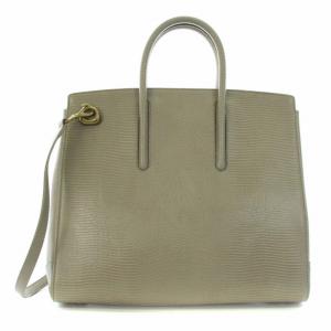 TOFF&LOADSTONE ジョリーリザード Jolie lizard ハンドバッグ ショルダーバッグ 2way レザー ロゴチャーム グレー