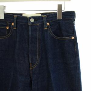 Shinzone IVY JEANS センタープレスコットンデニムパンツ ジーンズ テーパード 大きいサイズ 38 XL インディゴ 18AMSPA08