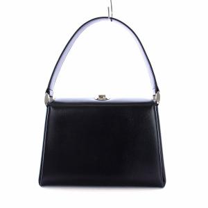 HAMANO COQUILLE HANDBAG レザー ブラック